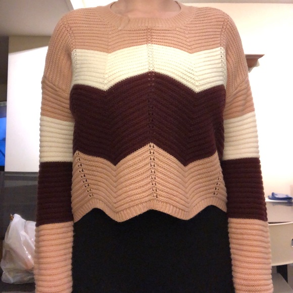 Striped Knit Sweater - Picture 2 of 2